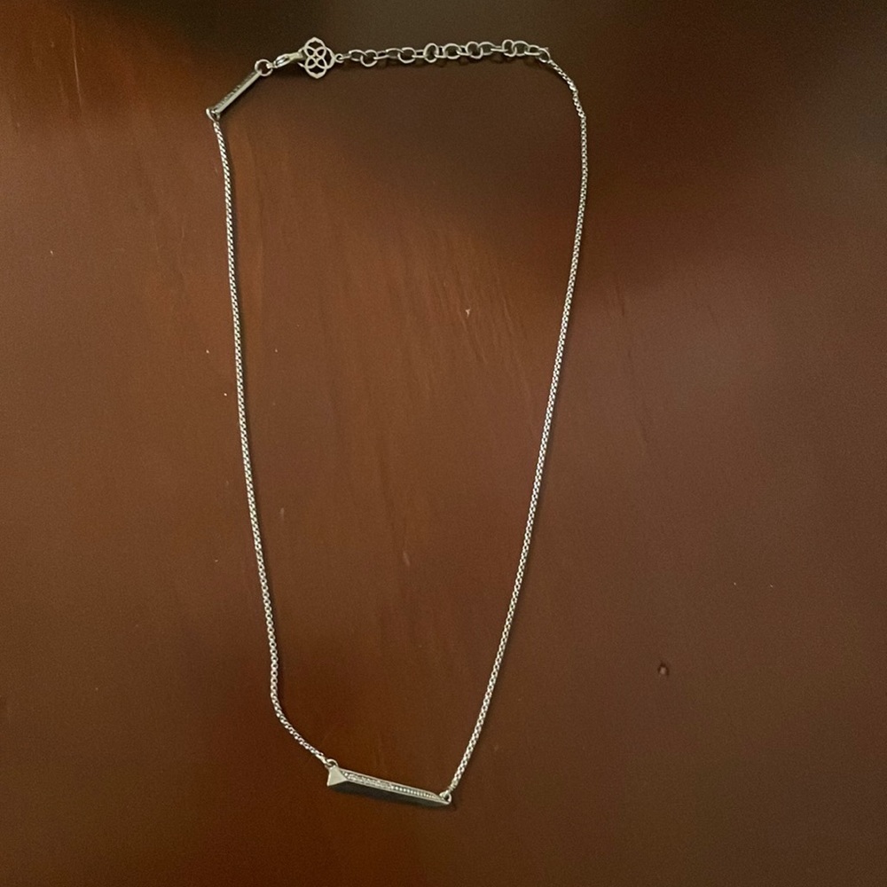 Kendra Scott silver necklace